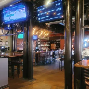 the inside of the restaurant