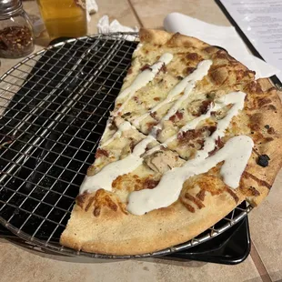 Cajun Bacon Ranch Pizza