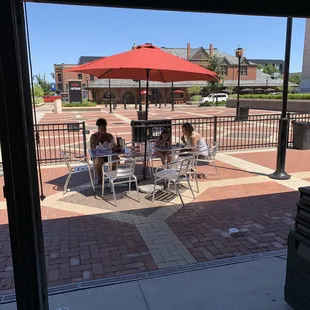 Outside seating