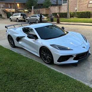 C8 corvette they worked on