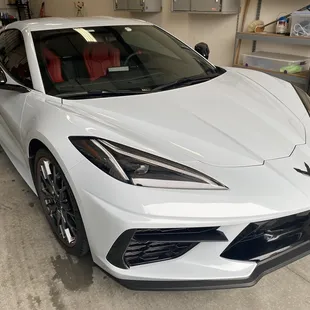 C8 corvette they worked on