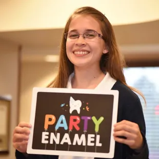 Big day for this pretty girl! She finally got her braces off! #orthodontics #smile