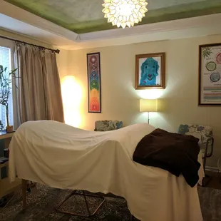Treatment room, Wichita Holistic