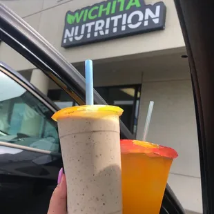 Cookie Dough Shake and Jolly Rancher Tea!