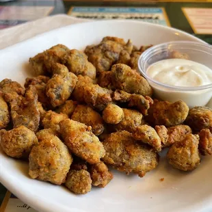 Fried gizzards