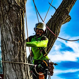 ISA Midwest Champion tree Climber Bryan Brock.