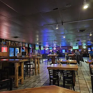 the inside of the restaurant