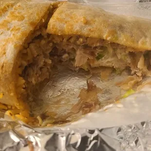 Inside Pork Burrito