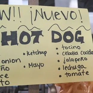 New Hot Dogs