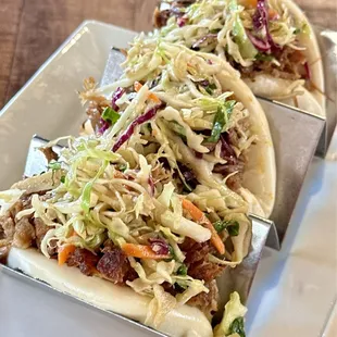 Adobo Bao. Well ¯\_(ツ)_/¯  we were excited to try this one but it was on the dry side. Will give it a second chance next time.