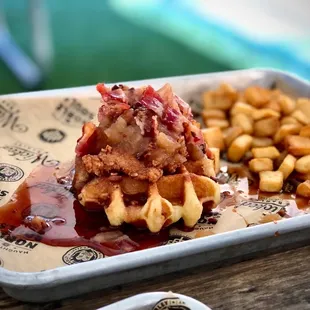 Chicken &amp; Waffles $14.50