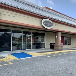 the outside of the building