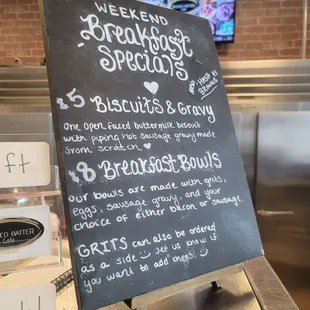 Breakfast specials