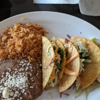 COWBOY BRISKET TACO PLATE