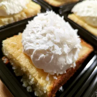 Coconut Lemon Overload Cake with Bacardi Limon and Malibu Coconut Rum