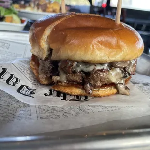 Truffle burger