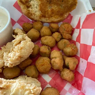 Perfectly seasoned okra