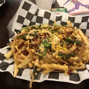 Delicious! Wicked Fries with Gouda and Jalapeños!