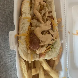 Scheduled their food truck to visit our neighborhood and it was really good!