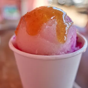 Dragon fruit honey slush