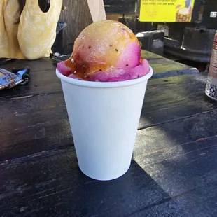 Dragon fruit honey slush