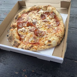 Dbl pepperoni and hot honey