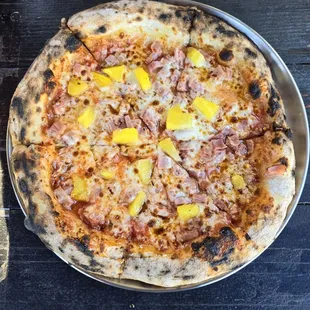 Hawaiian lava pizza