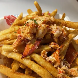 The lobster fries.