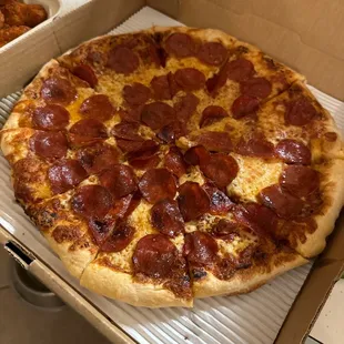 Pepperoni pizza