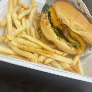 Double party wicked burger