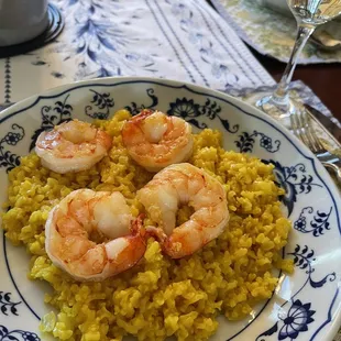 shrimp and rice