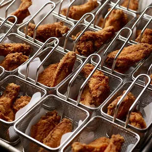 chicken wings and fried chicken