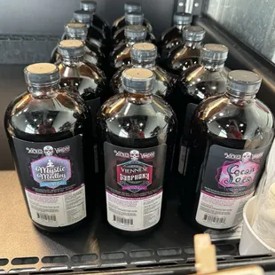 bottles of booze