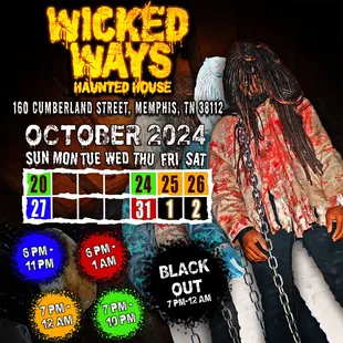 Black Out Weekend is BACK at Wicked Ways due to terrifyingly popular demand