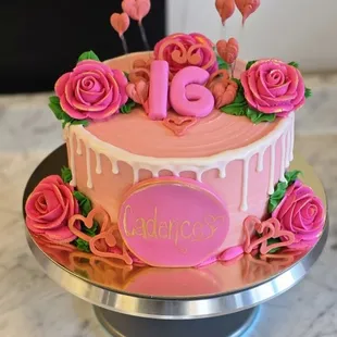 Sweet 16 Cake