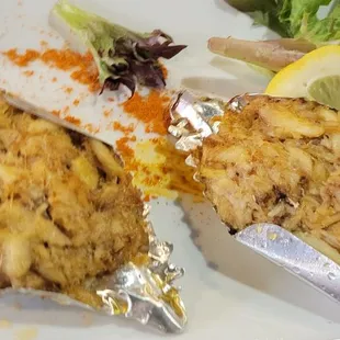 Deviled crabs