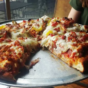 mighty meaty wick (3 added toppings to half)