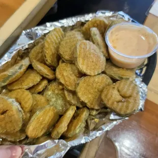 Fried pickles