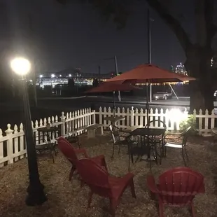 Relaxing outdoor seating for those patio nights