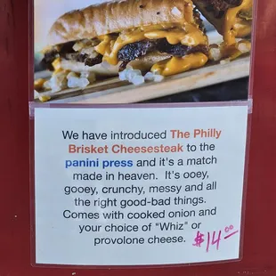 This is what we ordered!  No wiz - provolone.