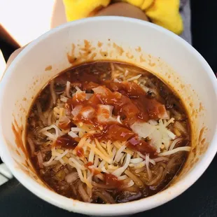 Black bean chorizo chili ! Awesome flavor loved it !!