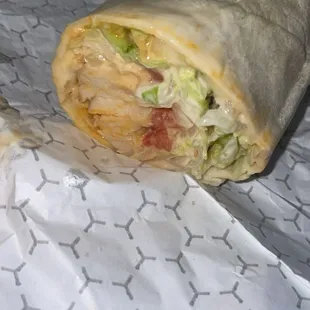 Buffalo chicken wrap