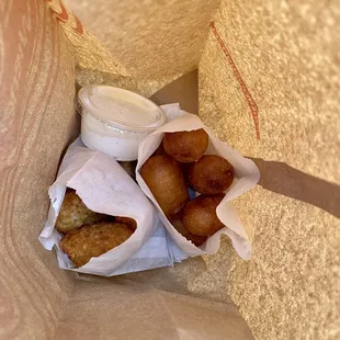 Jalapeno Poppers and Mini Corn Dogs