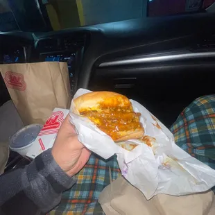 The Double Chili Cheeseburger