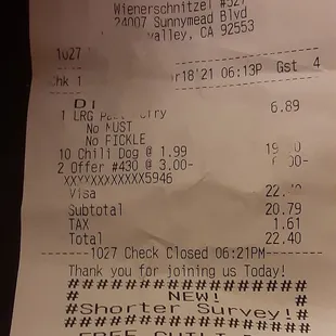 Receipt