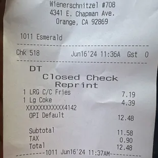 Offer #539?? She scanned the coupon on my phone..