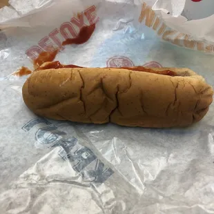 Regular hot dog