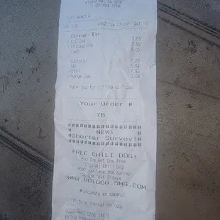 This is my receipt It was 100% a waste of money