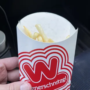 Large Fry... minus the fries!