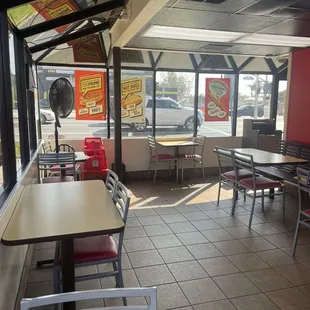 Dining area. Very clean!
